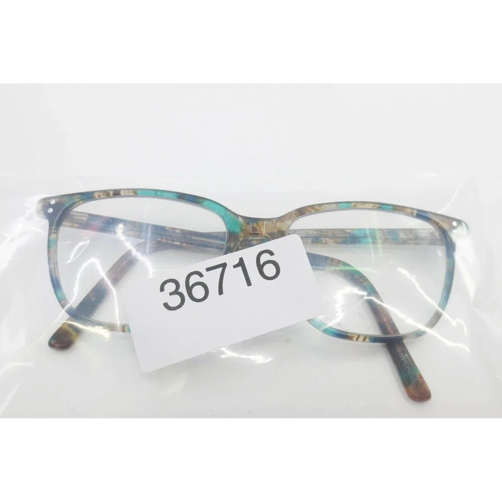 Nautica Eyeglass Frames N8126 422 Teal Blue Tortoise Rectangular 52-16-140 Mens